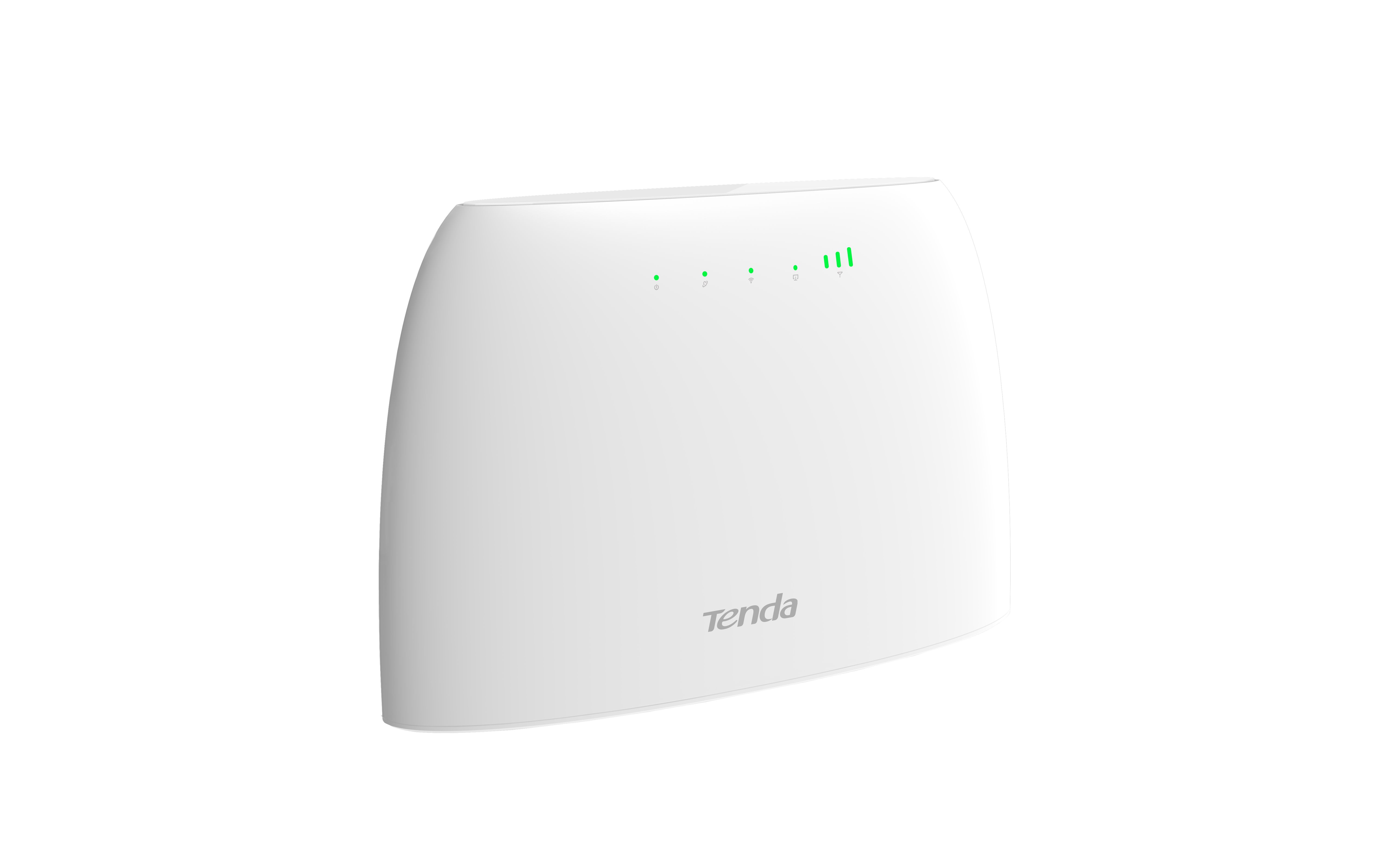 Tenda N300 4G Router - Wi-Fi 4 (802.11n) - Single-band (2.4 GHz) - White