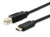 Equip USB 2.0 Type C to Type B Cable - 1m - Black