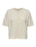 ONLY Onltilda S/S O-Neck Cardigan Knt Marshmallow Dames M