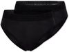 Schiesser 2PACK Rio Menstruatie onderbroekje - Schiesser Care Dames Onderbroek - zwart
