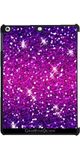 grabyourdesign Sparkle Glitter Roze Paars tees2go beschermhoes voor iPad Air zwart