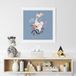 Hello Spring Affiche Carrée Enfants - Lama - 40x40 Cm