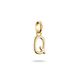Thomas Sabo Charm Club Connect Charm-Hanger Letter Q 18k Vergulding Gerecycled 925 Zilver CC1223-413-39