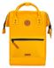 Sac à dos pour ordinateur portable avec 2 compartiments - Imperméable ocre