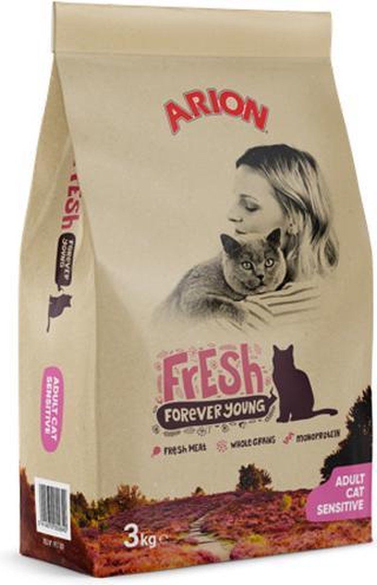 Arion Kattenvoer Fresh Sensitive 12 kg