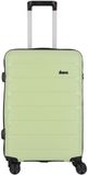 d & n Travel Line 4100 4 wielen Trolley M 64 cm - Bagage ferme - TSA slot - lime green