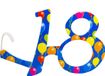 Folat Lunettes 18e Anniversaire Bleu