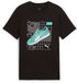 Puma Graphics T-shirt Zwart 7-8 Jaar Kinderen