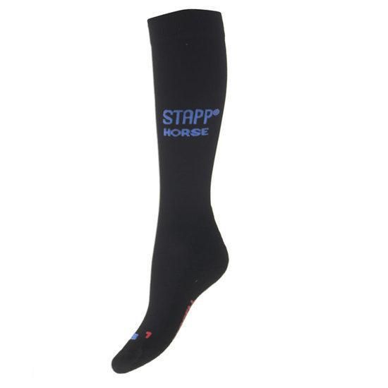 STAPP Horse Fluor - Sokken - Black/Kobalt mt. 35-38