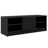 vidaXL TV-meubel 102 x 35 x 36,5 cm eiken zwart bewerkt hout