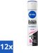 Nivea 12 x Black & White Invisible Clear Anti-Transpirant Deodorant Spray - 150 ml