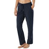 Schiesser Lange Broek Mix + Relax Dames Pyjamabroek - donkerblauw