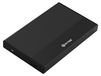 Switss 2,5 inch HDD en SSD behuizing, USB-C, SATA III, tot 4 TB, zwart