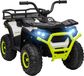 Quad électrique pour enfants - ATV pour enfants - batterie 12V - capacité de charge 30 kg - adapté aux enfants de 3 à 6 ans - quad - cadre en métal - vert