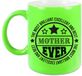 Bellatio Decorations Cadeau koffie/thee mok voor mama - beste mama - groen - 300 ml - moederdag