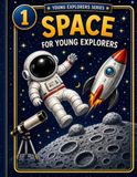 Space for young Explorers: A Fun and Easy Space Book for Kids Ages 6–10 About Planets, Stars, Rockets, Astronauts, and the Solar System