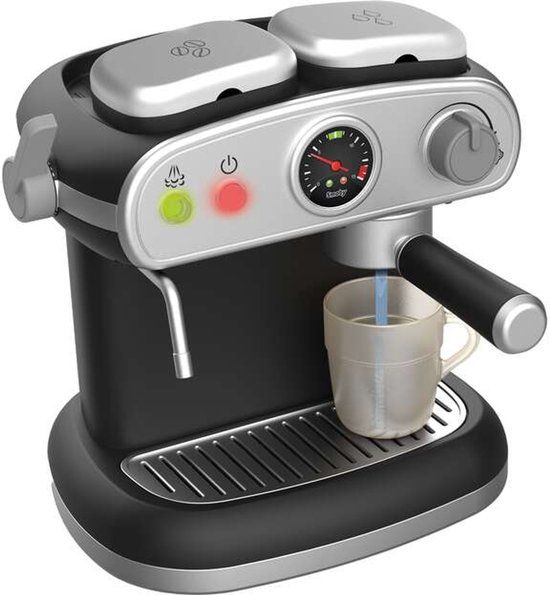 Smoby Speelgoedkoffiezetapparaat - Expresso Koffie Machine - rollenspel - speelgoed met kopjes, lepels en capsules