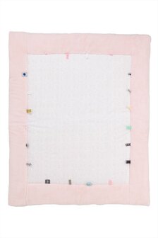 Snoozebaby Speel/boxkleed Cheerful Playing - Orchid Blush - 70 x 70 cm