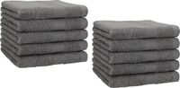 Betz Premium gastendoekjes, 10-delige set, 10 gastendoekjes 30 x 50 cm, 100% katoen 470 g/m², zacht en absorberend, Oeko-Tex-kleur antraciet