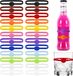 Marqueur de verre à vin - 24 pièces de marqueurs de boisson extensibles en silicone