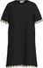 VILA VICALISA O-NECK S/S SHORT DRESS/R Dames Mini jurken Zwart XL