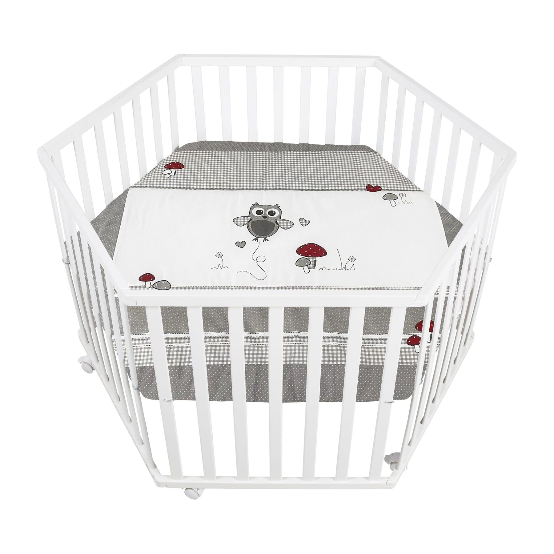 roba Kinderbox 6-hoekig wit Adam & Uil