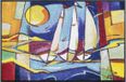 wash+dry Sailing Home Voetmat, 50 x 75 cm