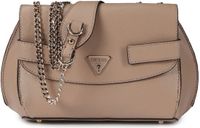 GUESS Serenova Convertible Xbody Flap Bag Pale Mocha Taupe