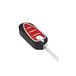 1neiSmartech Sleutelhoes compatibel met Alfa Romeo Mito Giulietta GTO Brera 159 voor autobediening 3 toetsen, compleet met afneembaar lemmet