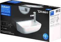 Duravit Me by Starck fonteinset 40x22cm met koudwaterkraan en sifon wit