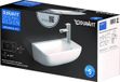 Duravit Me by Starck fonteinset 40x22cm met koudwaterkraan en sifon wit