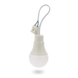VELAMP E27 LED-bouwlamp met kabel en aansluitblok, 9W = 60W, 820 lumen, 4000K natuurlijk licht