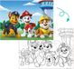 Paw Patrol puzzle 2-en-1 : 30 pièces & coloriage