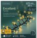 Lumineo LED Excellent Twinkle 1272 LEDs 20 cm Zwart Warm Wit Licht