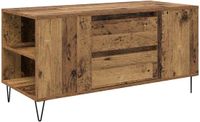 vidaXL Salontafel Oud Hout 102 x 44,5 x 50 cm