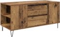 vidaXL Table basse bois vieilli 102 x 44,5 x 50 cm
