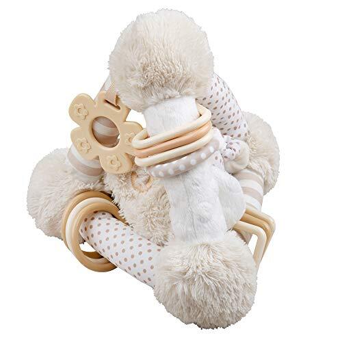 Baby Bigjigs Bigjigs Baby Dreamy Dog Activiteitsbal met pieper, rammelaar en bijtring