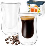 Vilde 2x Verres à expresso à double paroi thermiques - 60 ml