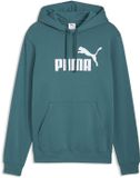 PUMA ESS No. 1 Logo Hoodie FL (s) Unisex Trui - Emerald Ice
