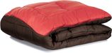Zelesta Everyday Duo Dekbed - Chocolade & Koraal 240x220cm