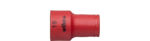 Wiha Inserto de llave de vaso aislado de hexágono exterior de 3/8" 19.0 mm (43074)