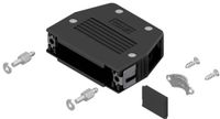Conec SnapLock 16-003270E D-sub behuizing Aantal polen: 25 Kunststof 90 °, 180 ° Zwart 1 stuk(s)