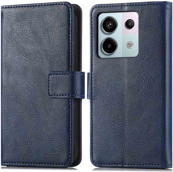 imoshion Luxe Bookcase voor Xiaomi Redmi Note 13 Pro (5G) / Poco X6 - Donkerblauw