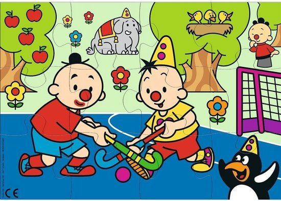 Studio 100 Legpuzzel Bumba Hockey 12 Stuks - 4+ jaar - Blauw