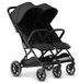 Deryan Luxe Rolo X2 XL Dubbele Buggy - Duo Buggy - Zwart