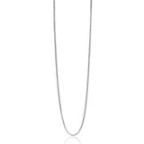 ZINZI 80cm zilveren gourmet ketting. ZILC-G80