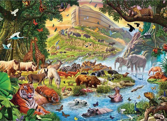 Eurographics Noah's Ark Before the Rain Puzzel - 500 XXL stukjes