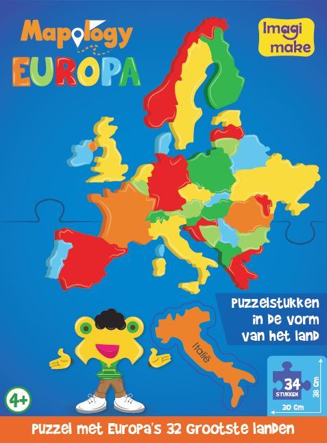 Wereldkaarten.nl By The Buy Europa (NL) foam puzzle
