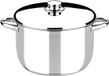 MONIX Optima Kookpan met Deksel - Roestvrij Staal - 16 cm - Zilverkleurig