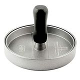H & H Hamburgerpers, aluminium, diameter 12 cm, luxe Alessandro Borghese van eenvoud